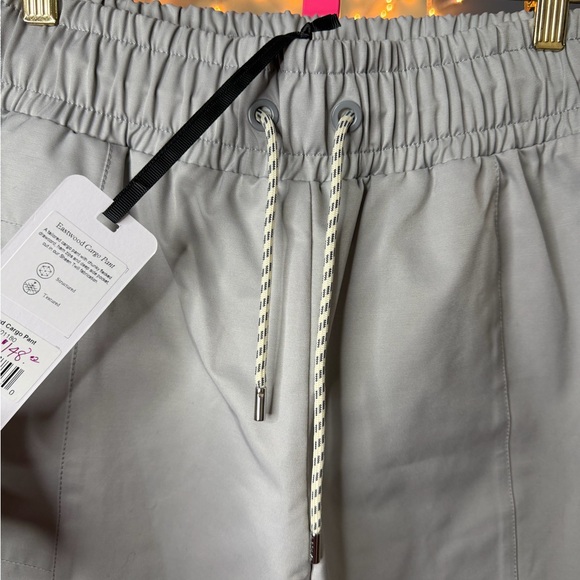 Varley Eastwood Cargo Pants Gray XS Drawstring Zip Hem NWT - Picture 4 of 8